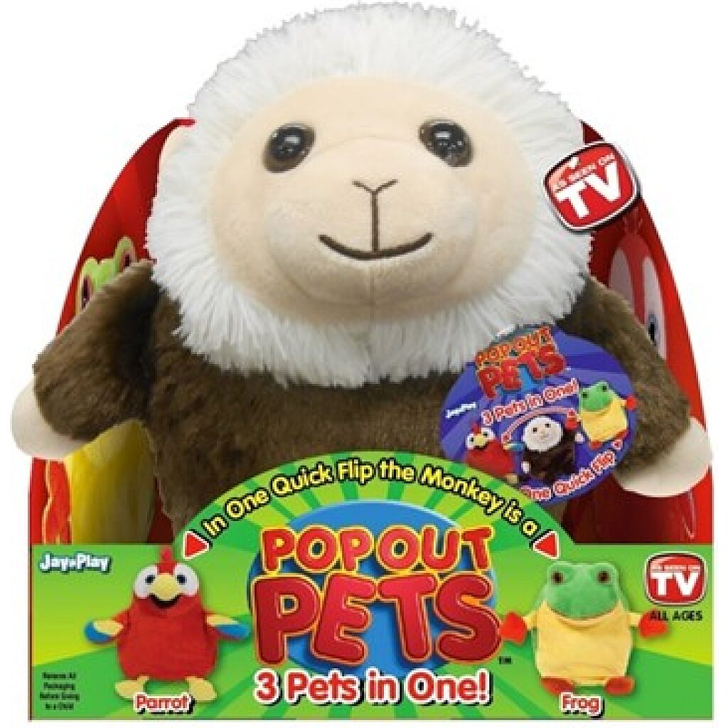 Popoutpets plüss - esőerdő (majom