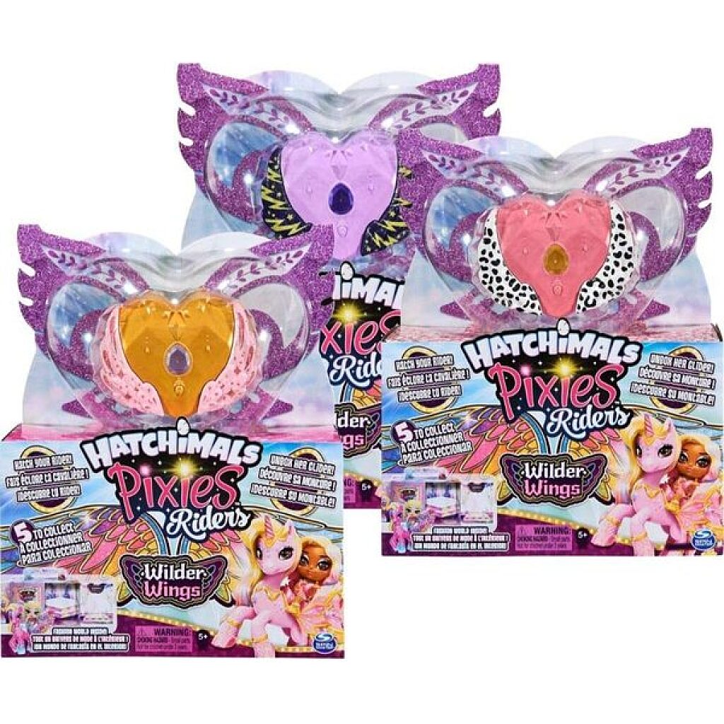 Hatchimals: Wilder Wings Pixies Lovasok - többféle - Image 13