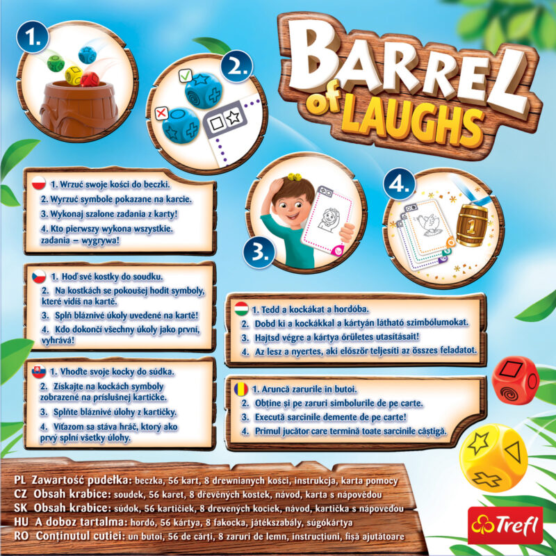 Barrel Of Laughs - Ha-Ha-Hordó Társasjáték - 3. Kép