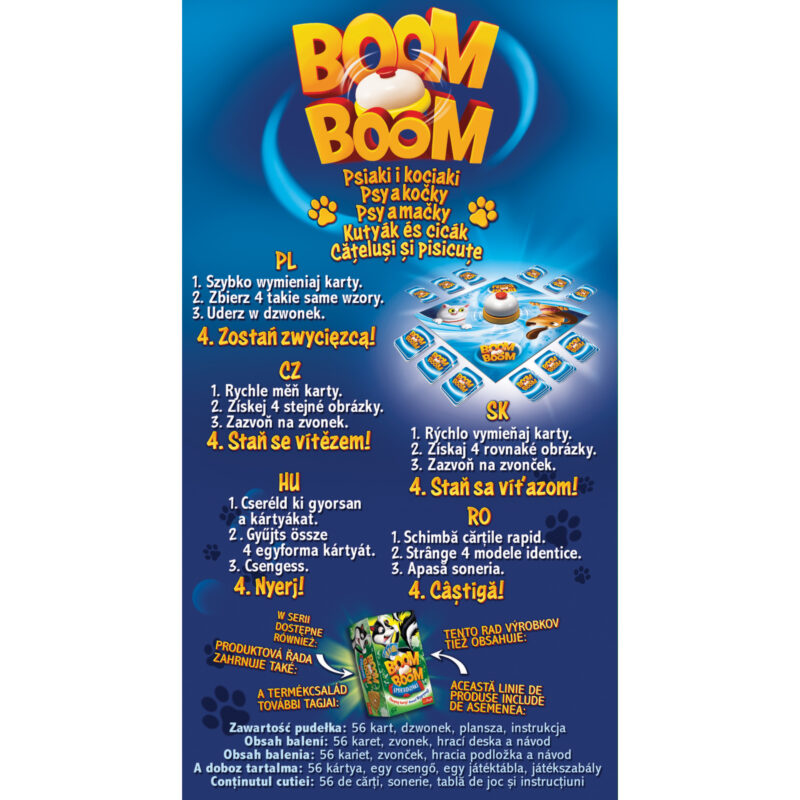 Boom Boom - Kutyák És Cicák Társasjáték - 2. Kép