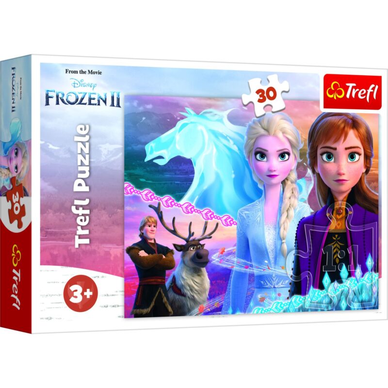 Puzzle 30 Db Frozen 2. - A Nővérek Bátorsága - 1. Kép