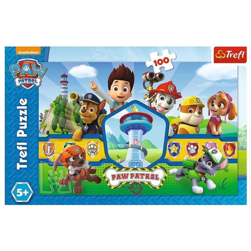 Puzzle 100 Db Hős Csapat - Mancs Őrjárat - 1. Kép