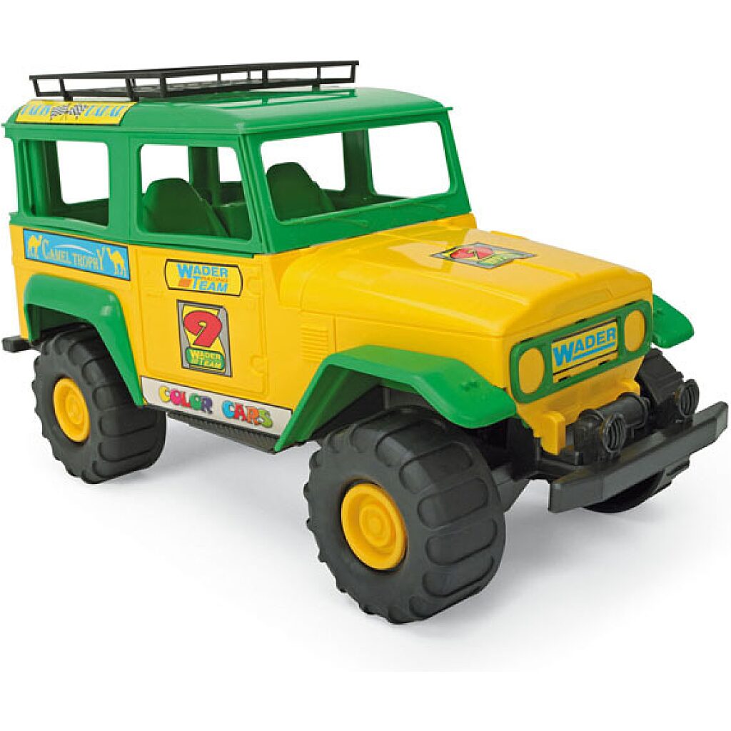 Wader: Color cars Jeep - sárga-zöld