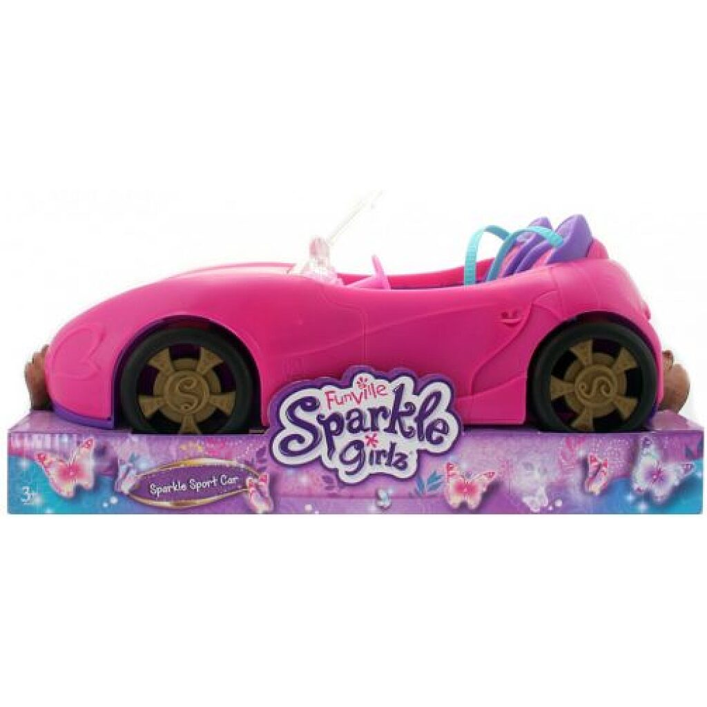 Sparkle Girlz - Rózsaszín kabrió autó