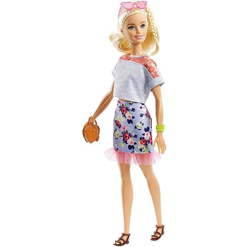 Barbie Fashionistas: Szőke hajú Barbie 3 darabos ruhaszettel - 3. Kép