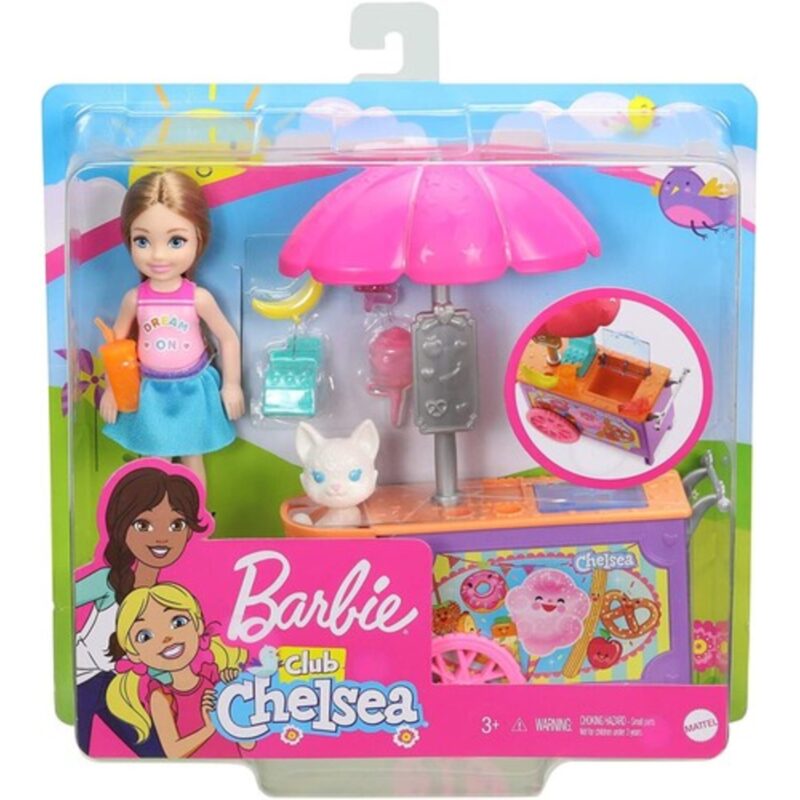 Barbie: szőke hajú Chelsea fagyis kocsival - 3. Kép