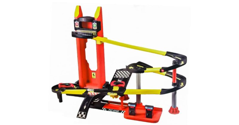 Bburago Ferrari autópálya lifttel + 1 autó - 2