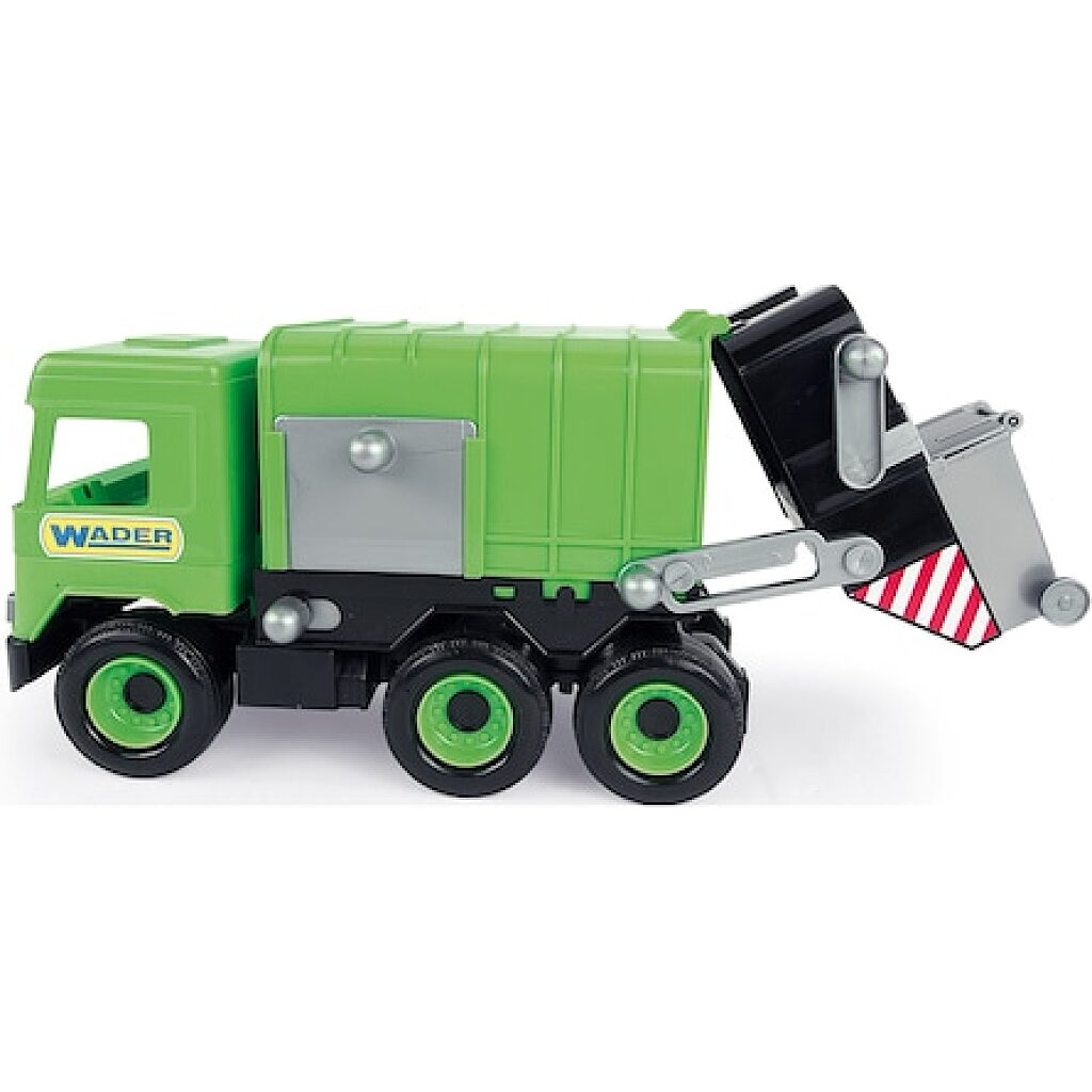 Wader: Middle Truck kukásautó, 42 cm - zöld - Image 5