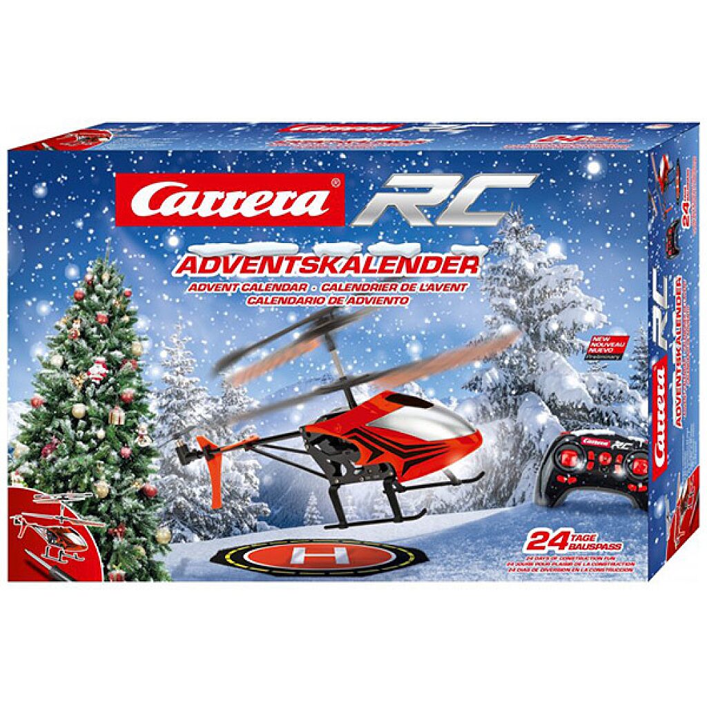 Carrera RC: Adventi naptár távirányításos helikopterrel