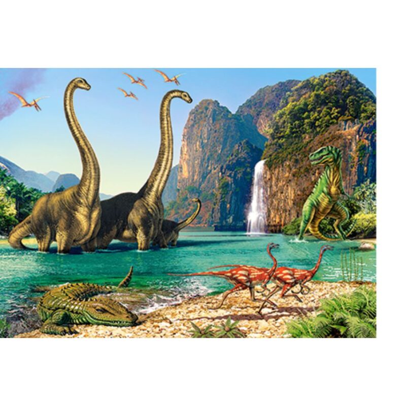 Castorland: A dinoszauruszok világa 60 darabos puzzle - 2. Kép