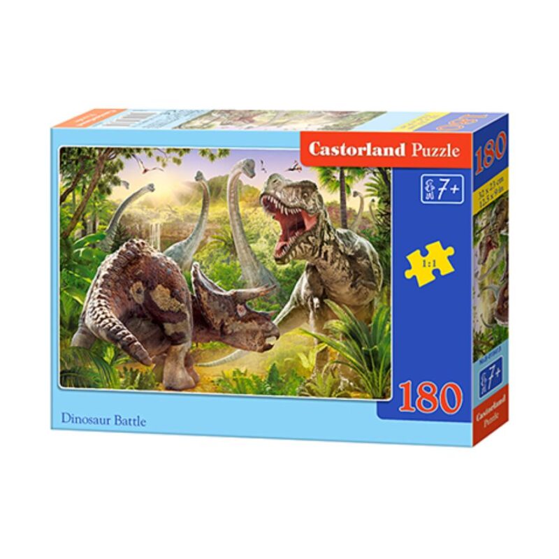 Castorland: Dinoszauruszok harca 180 darabos puzzle - 1. Kép