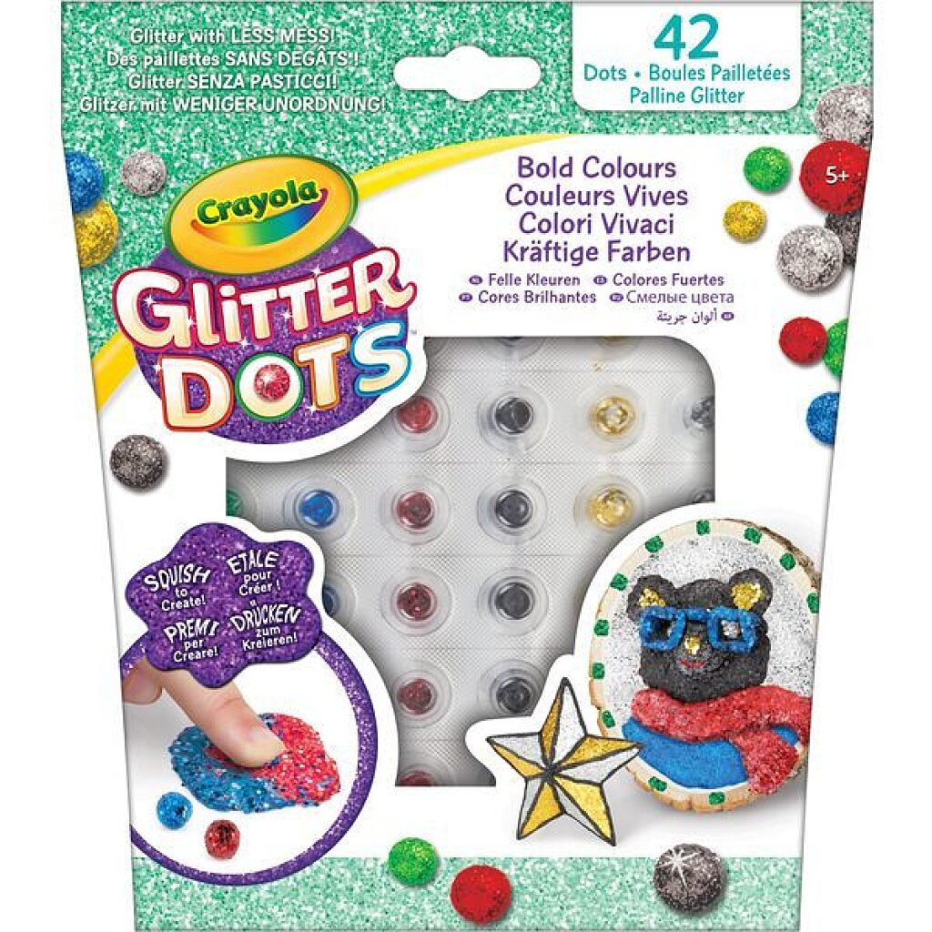 Crayola: Glitteres Dekorgyöngyök: Utántöltő készlet - 1. Kép