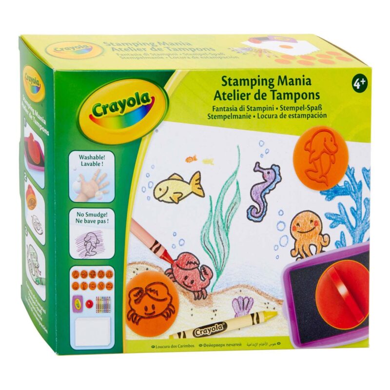 Crayola Nyomda Mánia Színező Készlet - 1. Kép