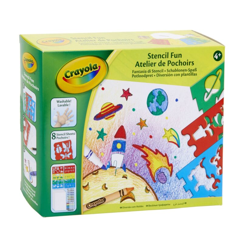 Crayola Stencil Móka Rajzoló Készlet - 1. Kép