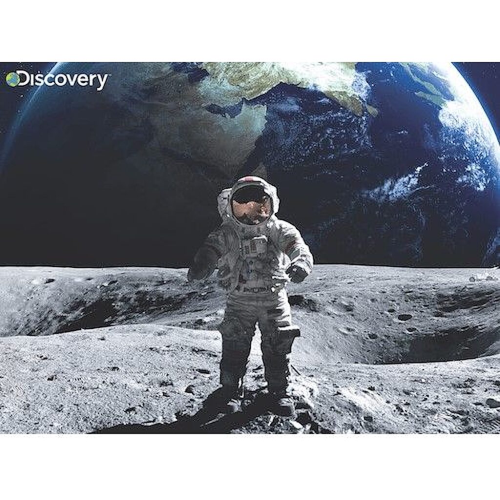 Discovery Channel: Űrhajós a Holdon 100 darabos 3D puzzle - 2. Kép