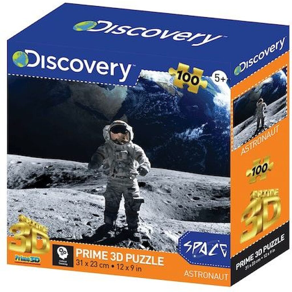 Discovery Channel: Űrhajós a Holdon 100 darabos 3D puzzle - 1. Kép