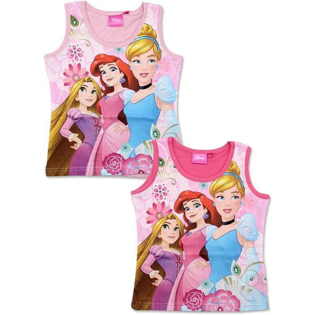 Disney hercegnők: ujjatlan póló - 98 cm