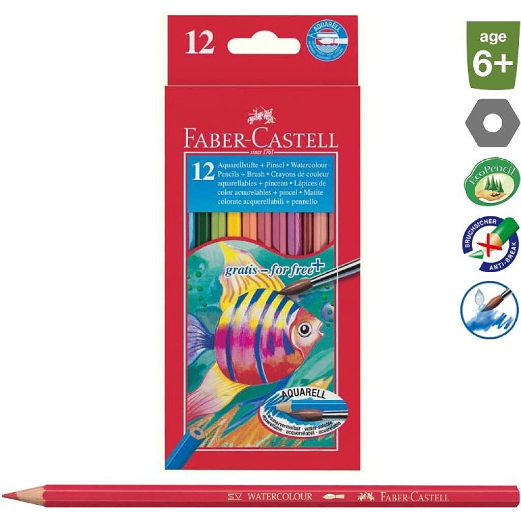 Faber-Castell: Színes aquarell ceruza készlet