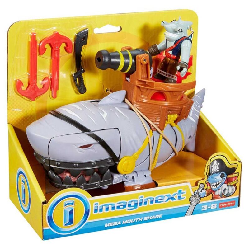 Imaginext: Kalózos játékszett - Mega cápa ágyúval - 1. Kép