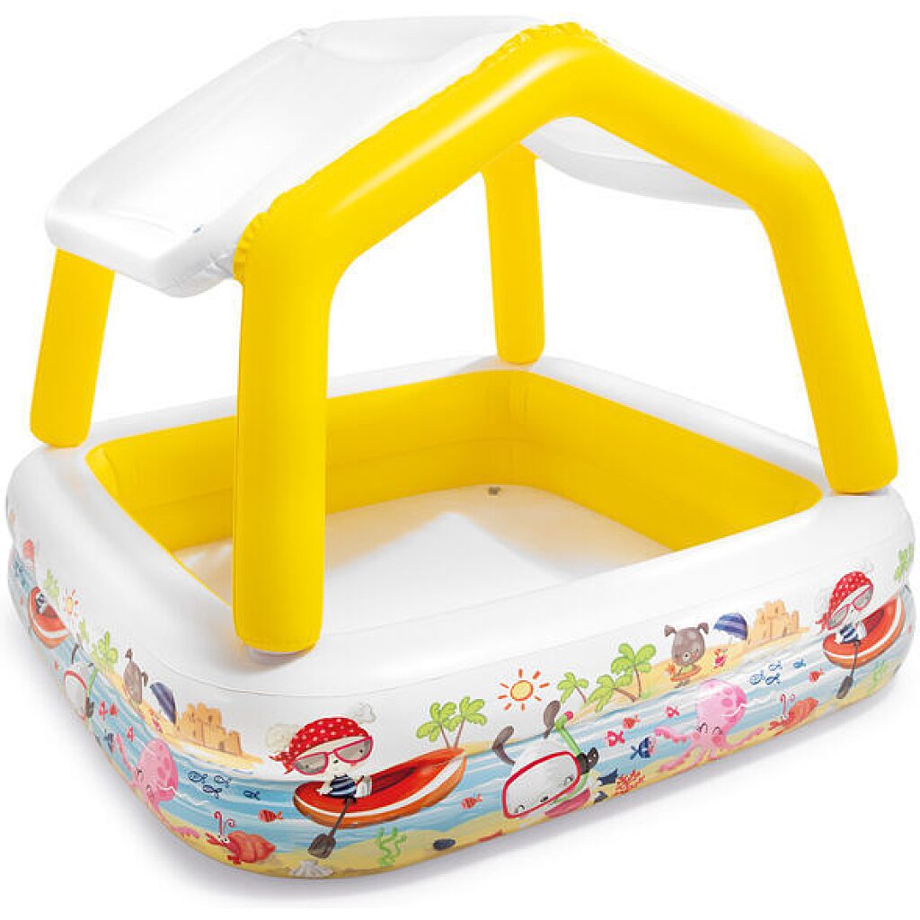 Intex: Gyermek pancsoló árnyékolóval - 157 x 157 x 122 cm - 2. Kép