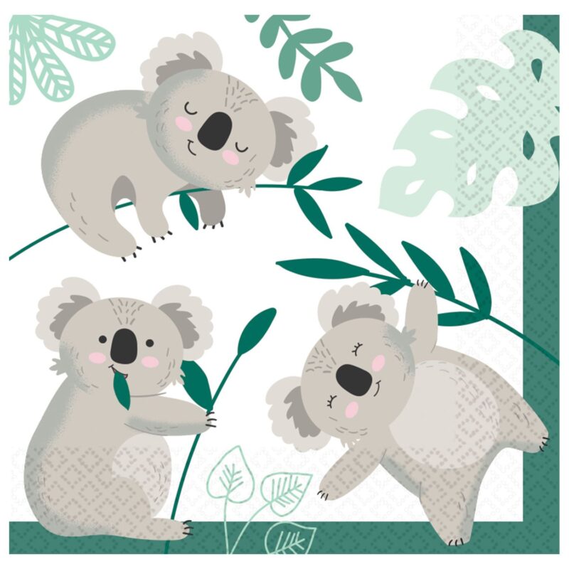 Koala macis szalvéta 33 x 33 cm - 16 db - 1. Kép