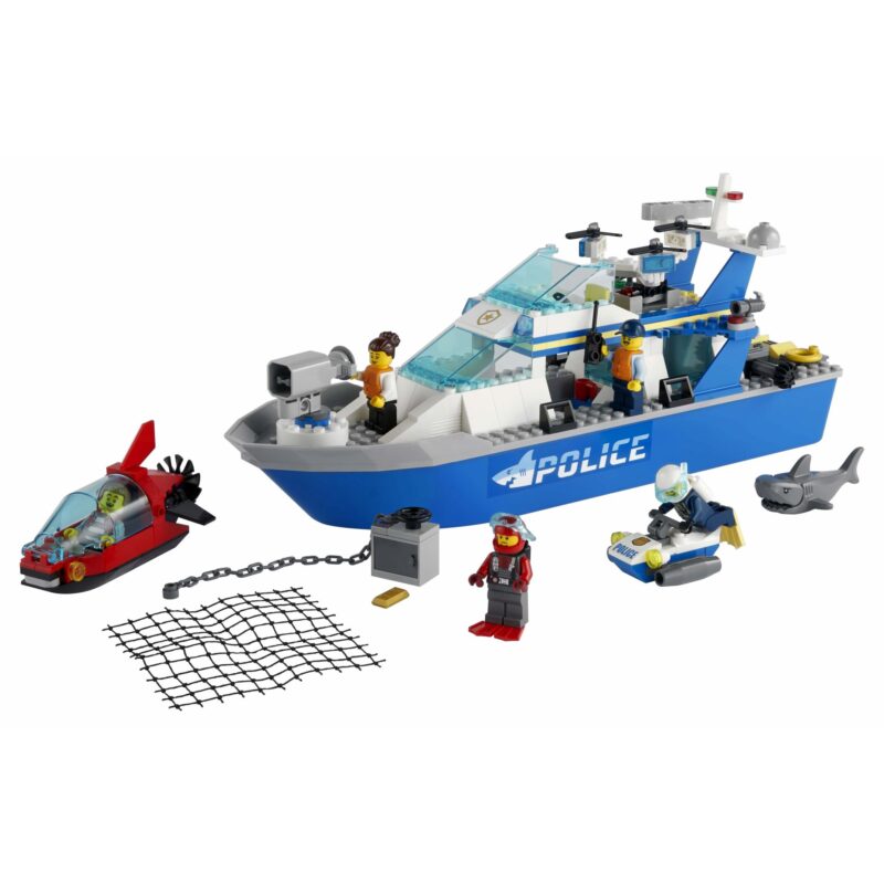 LEGO City: Police Rendőrségi járőrcsónak 60277 - 2. Kép