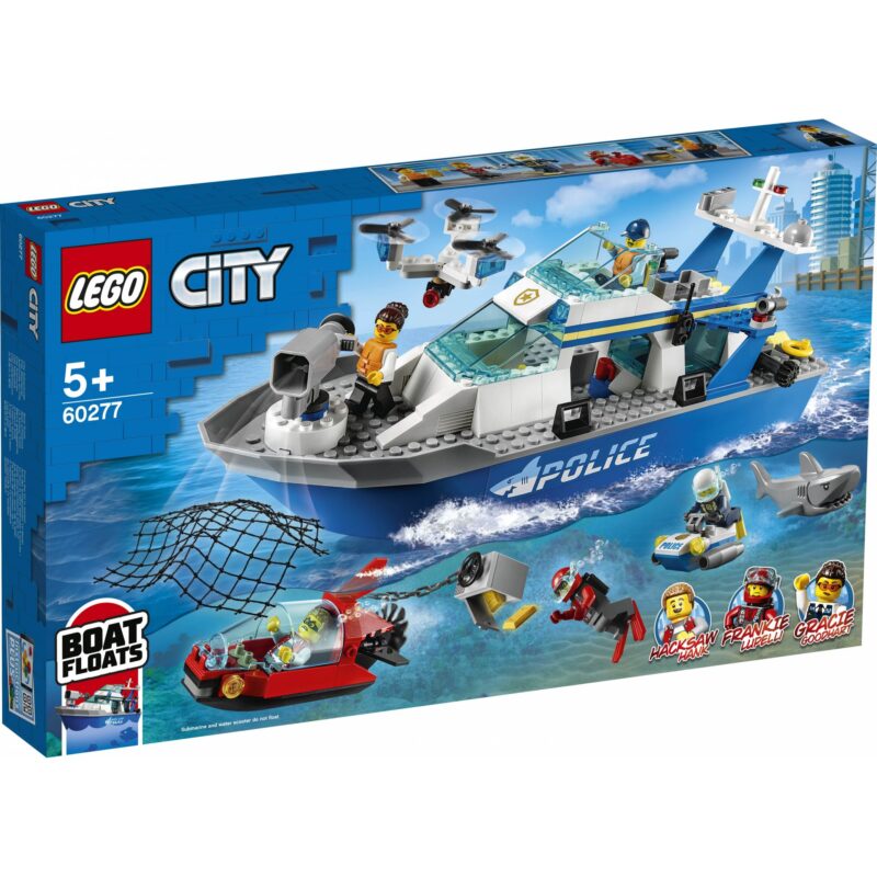 LEGO City: Police Rendőrségi járőrcsónak 60277 - 1. Kép