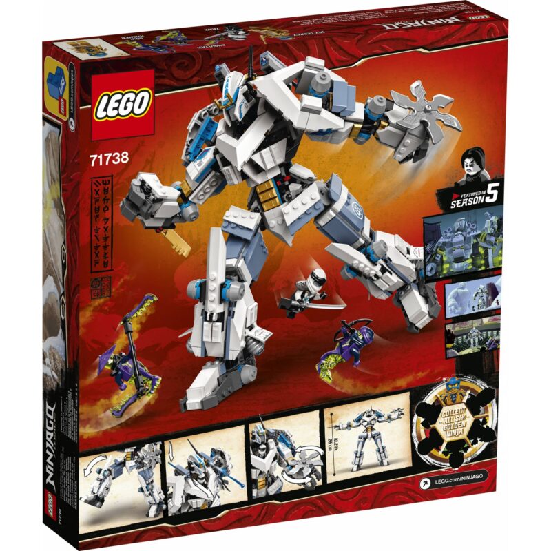 LEGO Ninjago: Zane mechanikus Titánjának csatája 71738 - 3. Kép