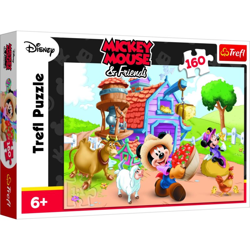 Mikiegér: Mickey a farmer 160 darabos puzzle - 1. Kép