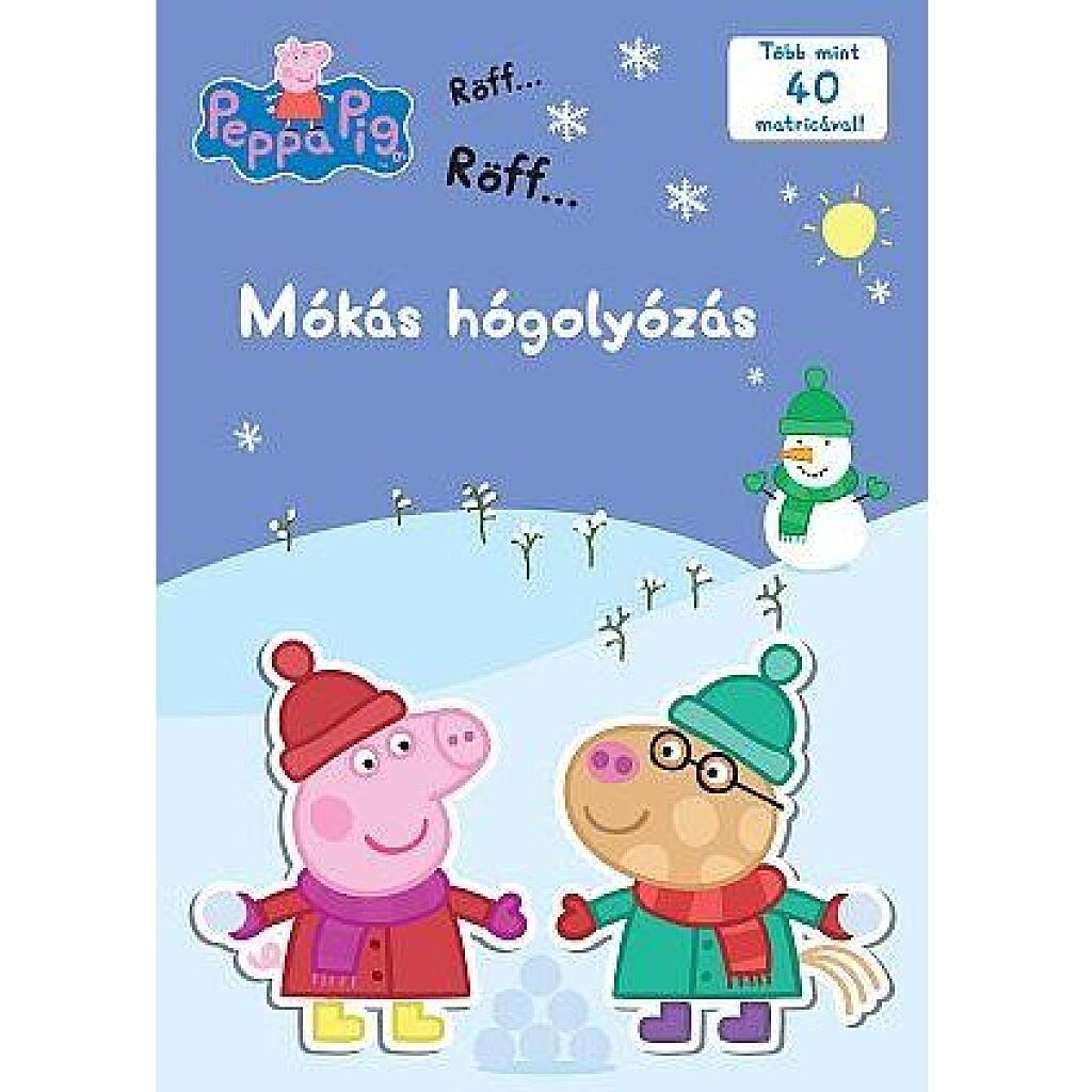 Peppa malac - Mókás hógolyózás - 1. Kép