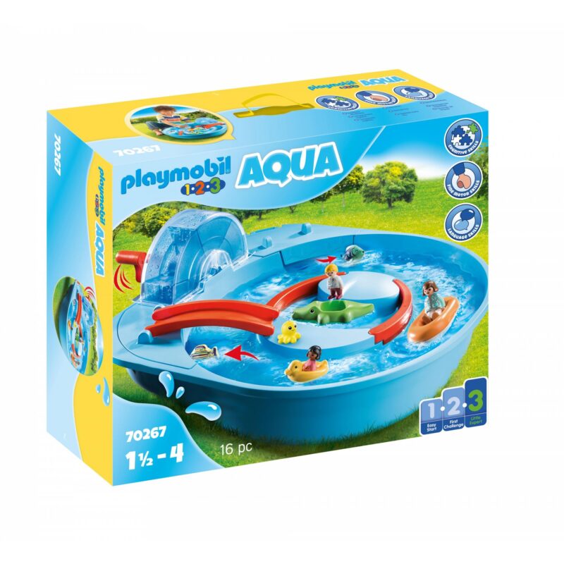 Playmobil 1.2.3: Csibb csobb vízipark 70267 - 1. Kép