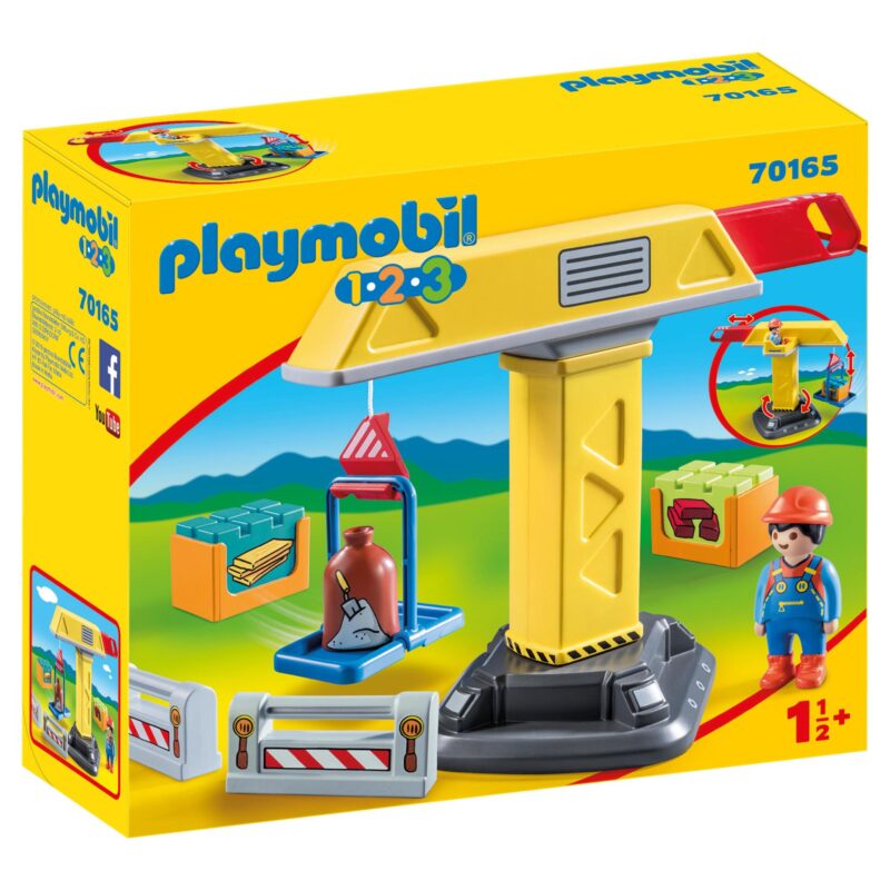 Playmobil: 1.2.3 Építési daru 70165 - 1. Kép