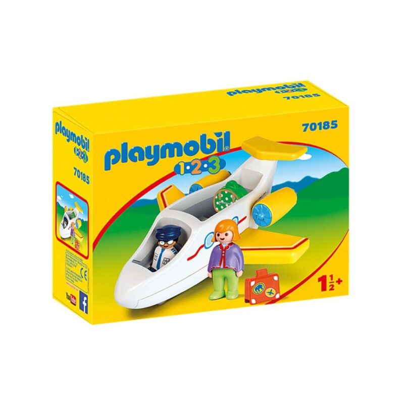 Playmobil 1.2.3.: Utasszállító kisrepülőgép - 1. Kép