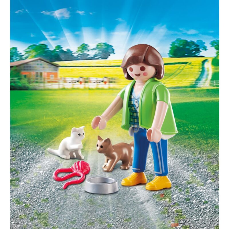Playmobil: Nő kiscicákkal 70562 - 2. Kép