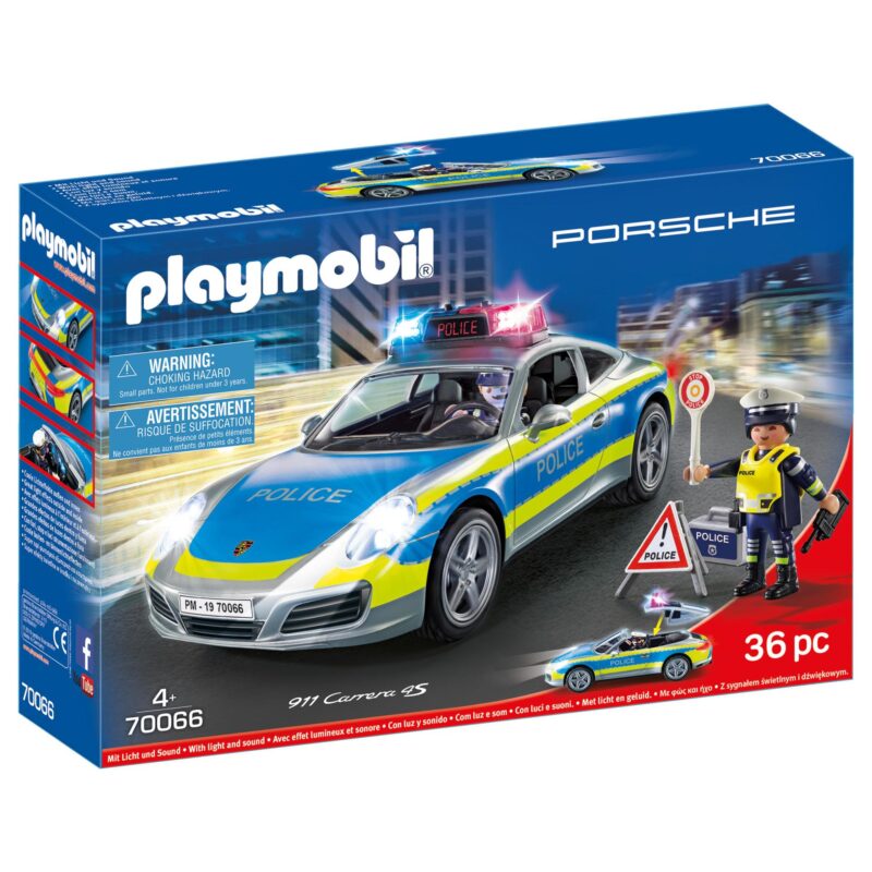 Playmobil: Porsche 911 Carrera 4S Rendőrség 70066 - 2. Kép