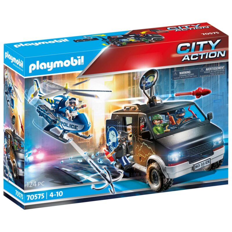 Playmobil: Rendőrségi helikopter - A menekülő autós nyomában 70575 - 1. Kép