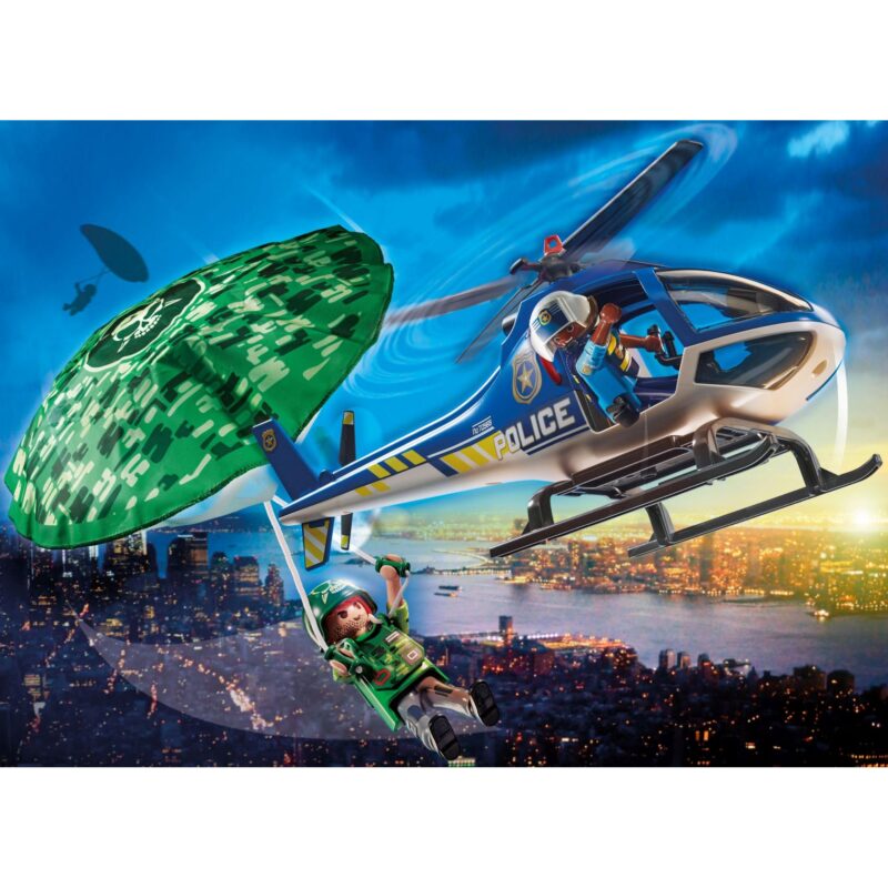 Playmobil: Rendőrségi helikopter - Ejtőernyős-üldözés 70569 - 2. Kép
