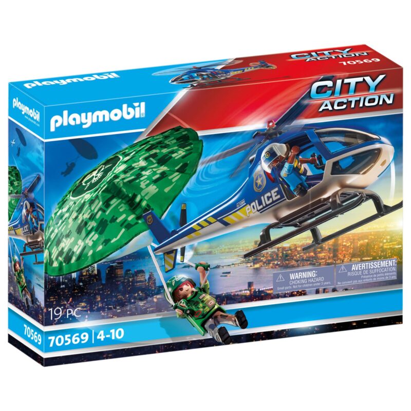 Playmobil: Rendőrségi helikopter - Ejtőernyős-üldözés 70569 - 1. Kép