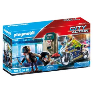 Playmobil: Rendőrségi motor - A pénztolvaj nyomában 70572 - 1. Kép