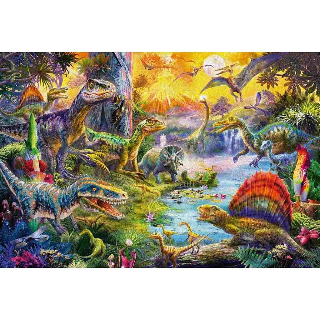 Schmidt: Dinoszauruszok 60 db-os puzzle ajándék dinókkal - 2. Kép