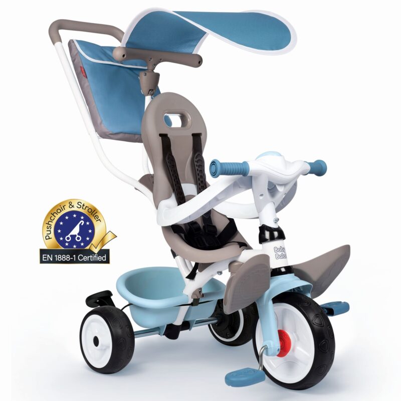 Smoby: Baby Balade Plus tricikli - kék - 3. Kép