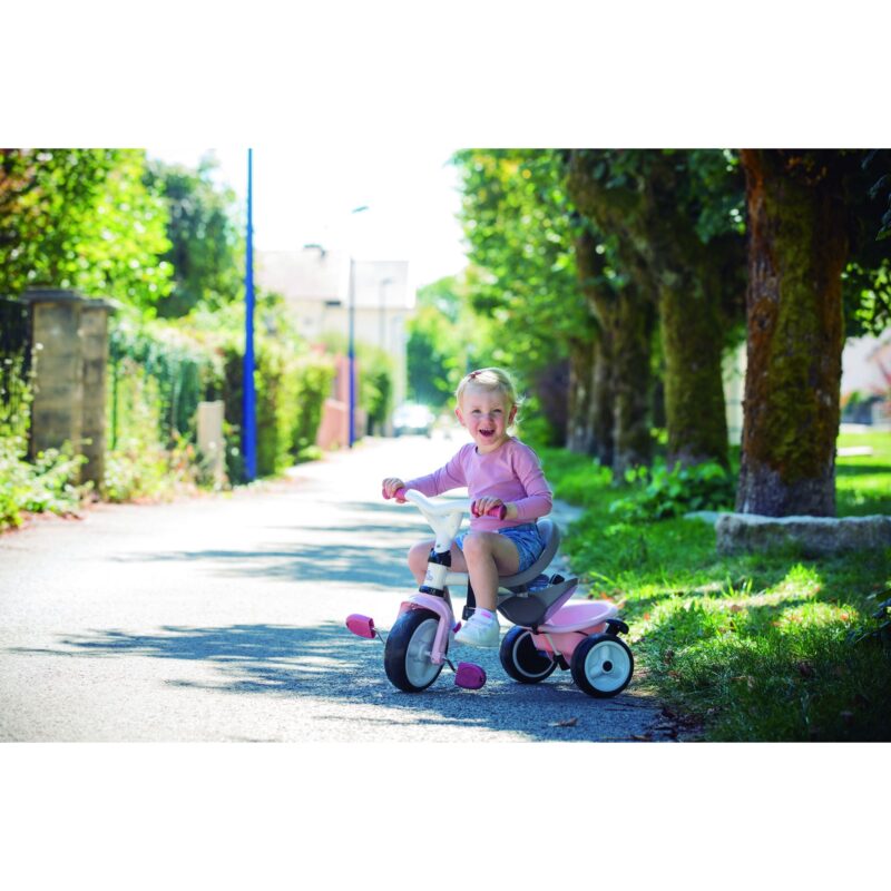 Smoby: Baby Balade Plus tricikli - pink - 4. Kép