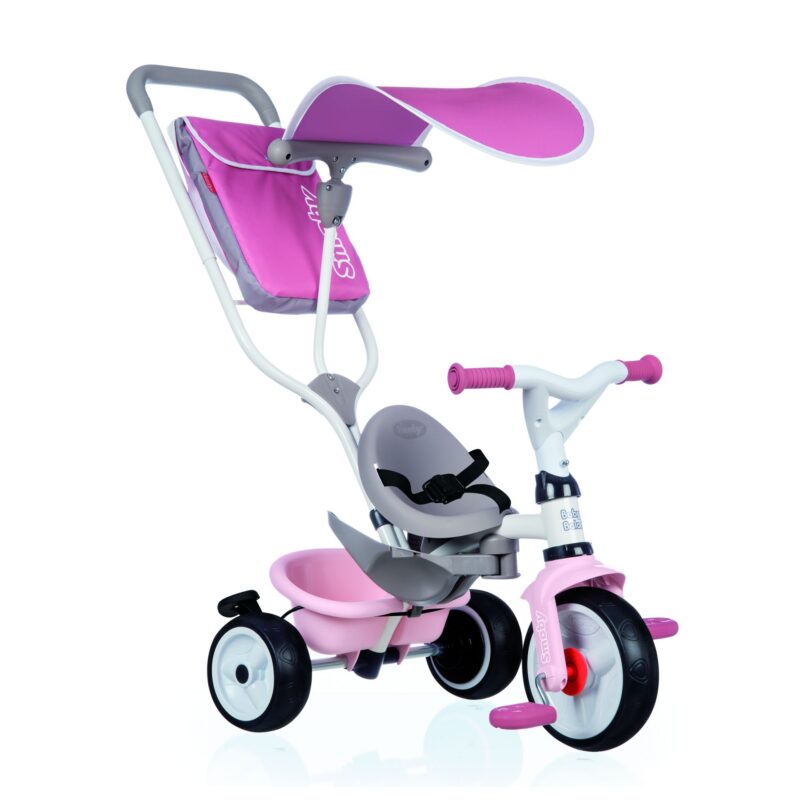 Smoby: Baby Balade Plus tricikli - pink - 1. Kép