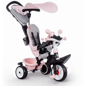 Smoby: Baby Driver Plus tricikli - pink - 1. Kép