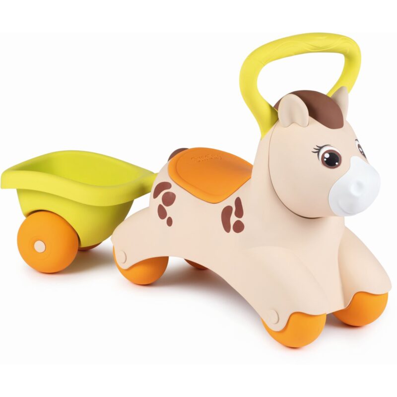 Smoby: Baby póni lovacska bébijárgány - utánfutó játéktárolóval - 2. Kép