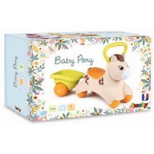 Smoby: Baby póni lovacska bébijárgány - utánfutó játéktárolóval - 1. Kép