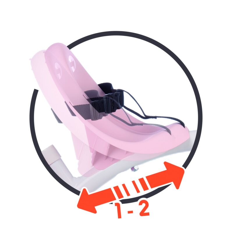 Smoby: Be Move Comfort szülőkaros tricikli - pink - 3. Kép