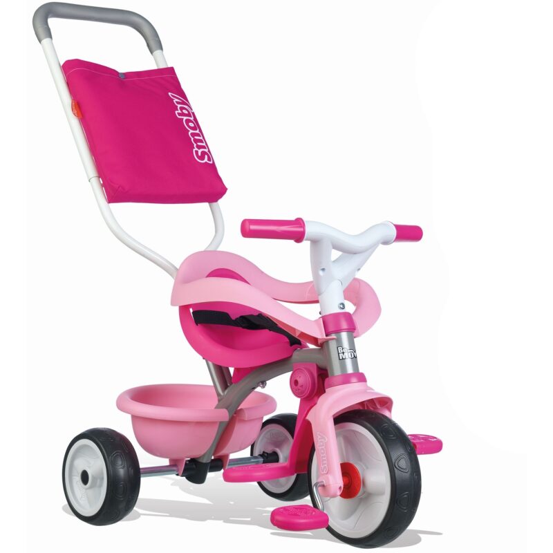 Smoby: Be Move Comfort szülőkaros tricikli - pink - 1. Kép