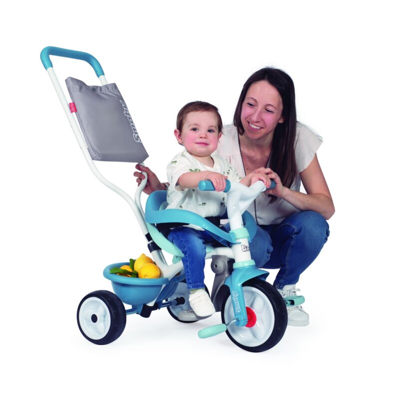 Smoby: Be Move Comfort szülőkaros tricikli - világos kék - 2. Kép