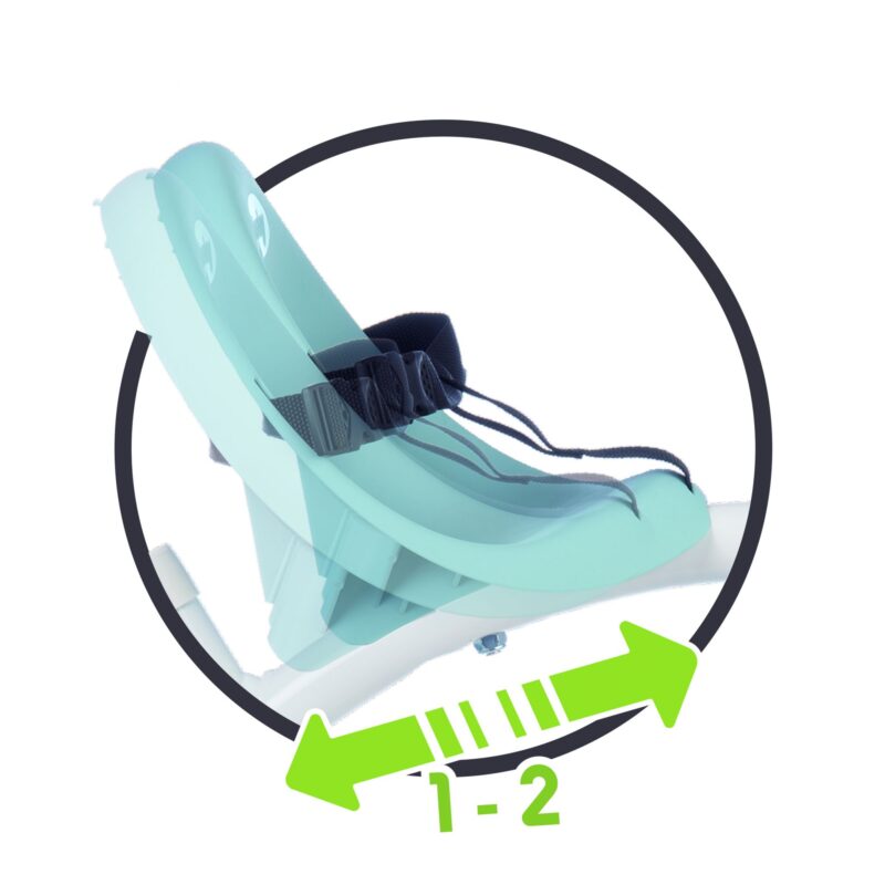 Smoby: Be Move Comfort szülőkaros tricikli - világos kék - 3. Kép